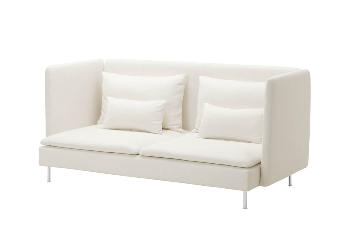 Söderhamn <br />
A seating series with sections that can be connected in different ways or used as solitaires<br />
Produced by <a target="blank" href="http://www.ikea.com/">IKEA</a>.