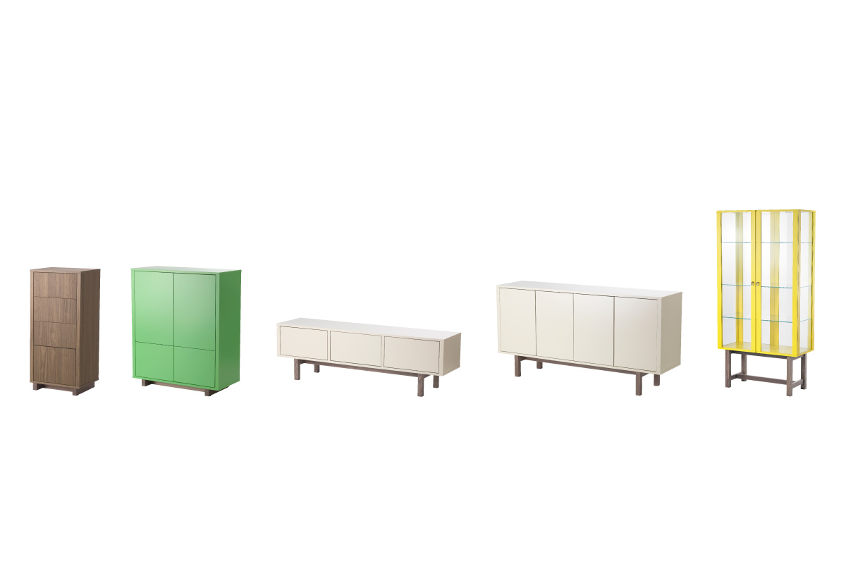 Stockholm<br />
Storage furniture collection<br />
Produced by <a target="blank" href="http://www.ikea.com/">IKEA</a>.
